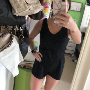 FLORAL LACE x ROMPER